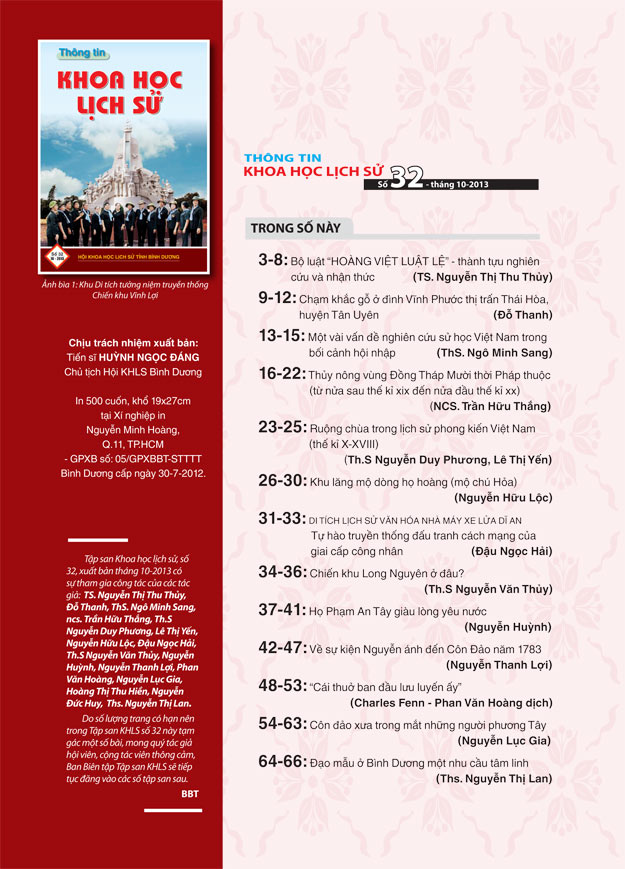 B&igrave;a tạp san số 32